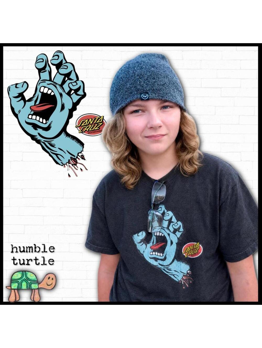 Santa Cruz Screaming Hand Dark Gray Custom-made T-shirt | Men’s M/L